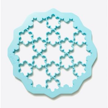 Lékué cookie cutter in ABS for 19 cookies - snow flakes