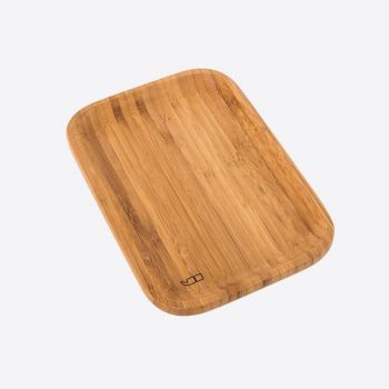 Point-Virgule bamboo serving tray small 21x14.5x1.9cm