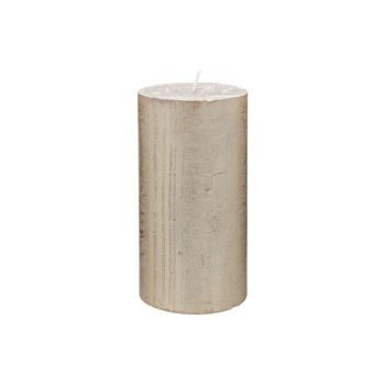 Cosy & Trendy Rustic Candle Cylindre Met. Gold