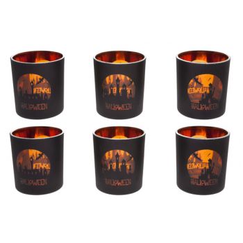 Cosy @ Home Tl Holder Halloween 6 Types Black Or Glass