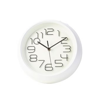 Cosy & Trendy Clock White D26xh5,3cm Round