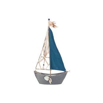 Cosy @ Home Sailing Boat Blue 37xh72cm Textile