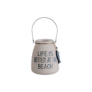 Cosy @ Home Lantern Life Is Better White D13xh15cm G