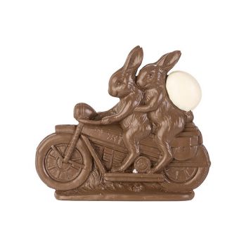 Cosy @ Home Easter Hare On Bike Chocolate 21,5x4,5xh