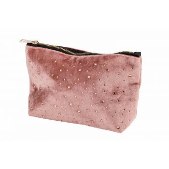 Cosy @ Home Toilet Bag Strass Old Pink 19x5xh13cm Po