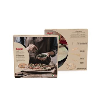 Bisetti Pizza And Pancake Set 7-pcs In Wood