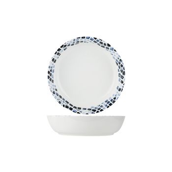 Cosy & Trendy Mosaic Blue Pasta Plate D21,5xh5,3cm