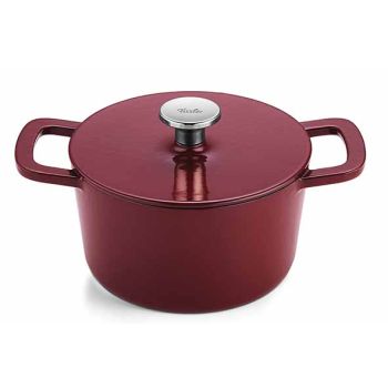 Moments Cooking Pot Burgundy Red D20cmcast Iron