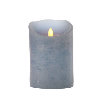 Cosy @ Home Pillar Candle Led Blue D10xh15cm