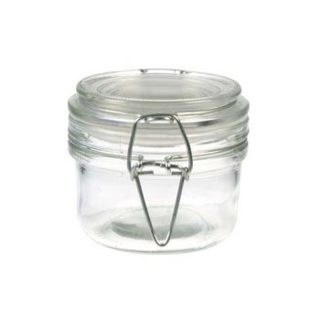 Cosy & Trendy Jar Glass + Clip Round D8,5xh7cm - 18cl