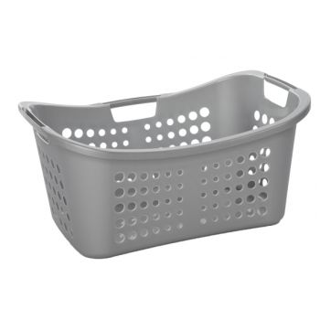 Curver Victor Washing Basket Ergo Silver 50l