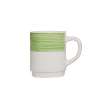 Arcoroc Brush Mug Green 25cl
