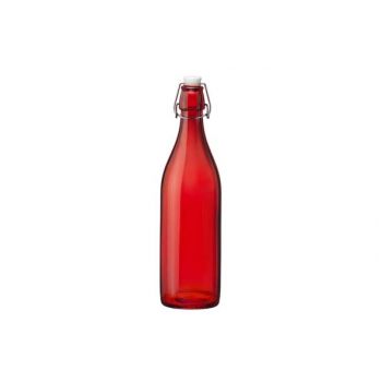 Bormioli Giara Bottle With Capsule Red Spray 1l